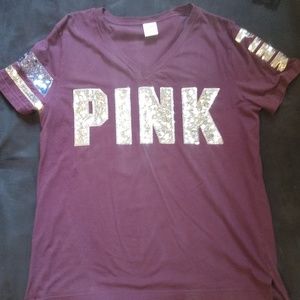 PINK glittery t-shirt